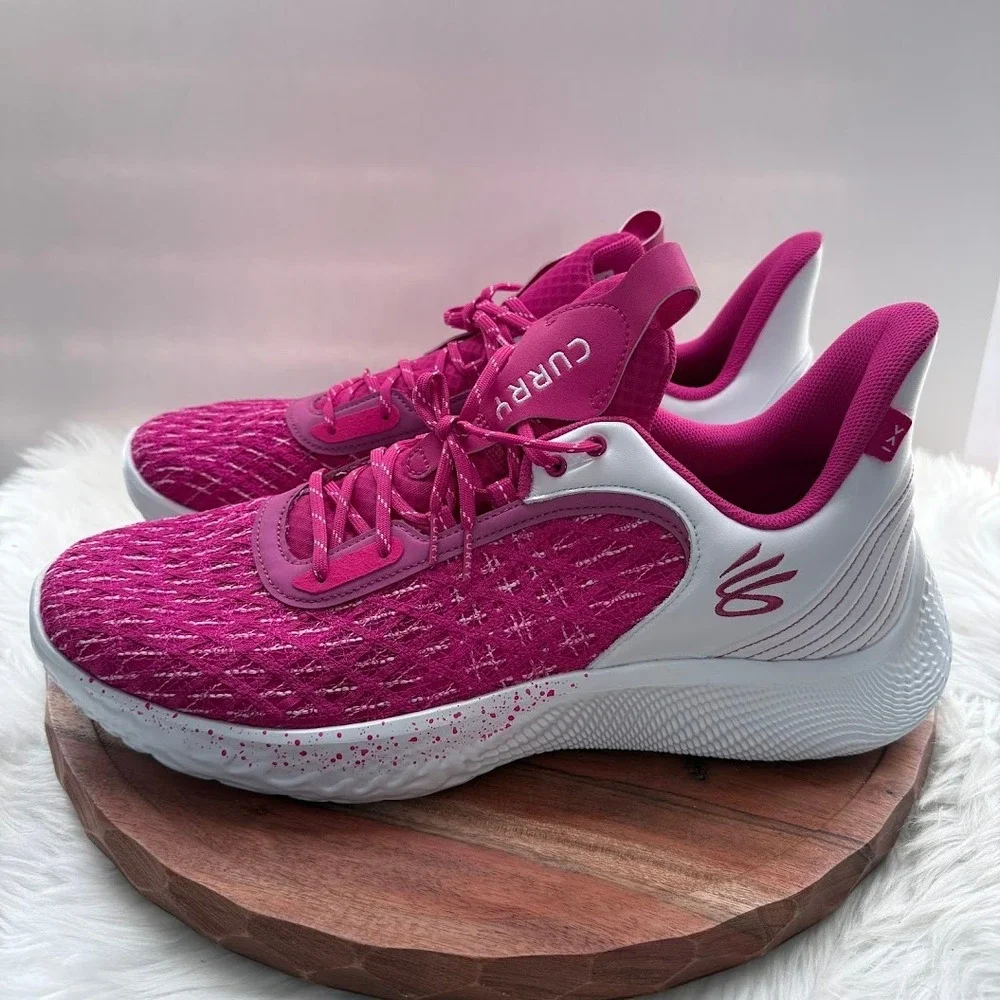 Under Armour Curry‎ 9 Tropical Pink /White -Basketball Shoes Men's Size 17 US